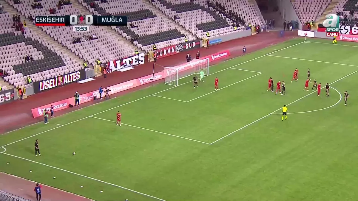 İZLE | Eskişehirspor 0-1 Muğlaspor