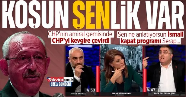 Mağlubiyet ayarlarıyla oynadı! Ersan Şen’den CHP’nin amiral gemisi Sözcü TV’de Kılıçdaroğlu’na yaylım ateşi: İsmail Saymaz da nasiplendi...