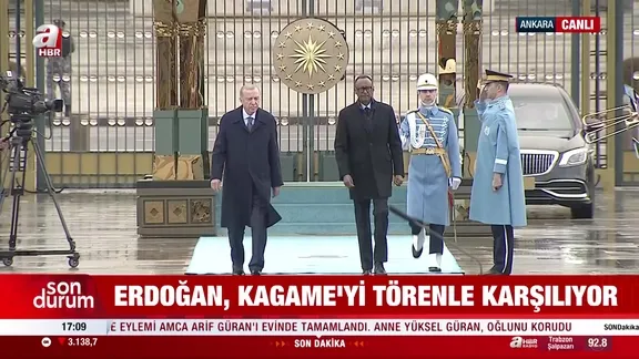 Ruanda Devlet Başkanı Paul Kagame Ankara'da!