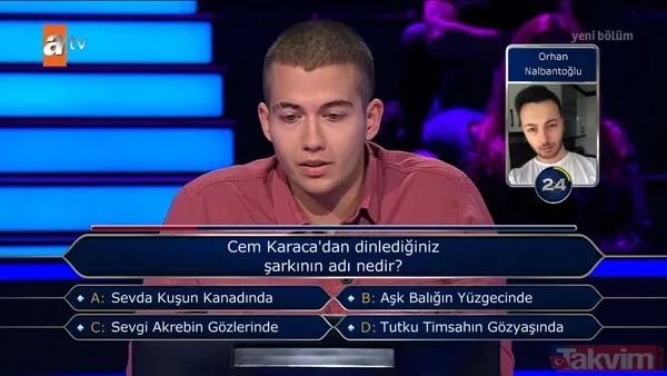 Kim Milyoner Olmak İster'de geceye damga vuran ikiz kardeş sorusu! - 41