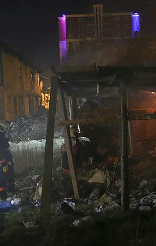 Ankara'da gecekonu yangını