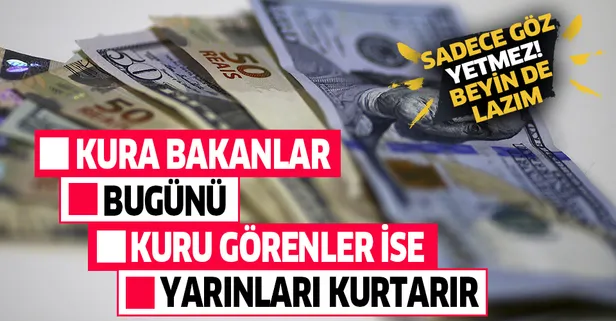 İşte "döviz kuruna bakanlar" ile "kur gerçeklerini görenler" arasındaki fark!