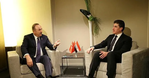 Son dakika: Dışişleri Bakanı Mevlüt Çavuşoğlu, IKBY Başbakanı Neçirvan Barzani ile görüştü