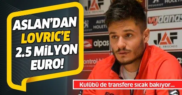 Galatasaray’dan Kristijan Lovric’e 2.5 milyon €! Kulübü de transfere sıcak bakıyor...