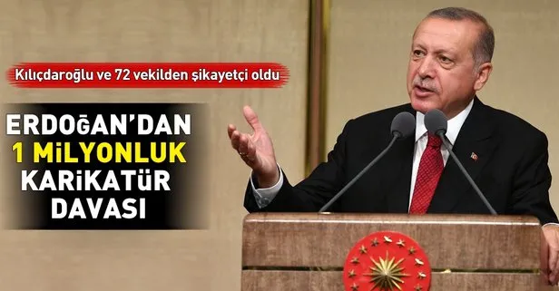 Başkan Erdoğan, Kılıçdaroğlu ve 72 CHP’li vekil hakkında suç duyurusunda bulundu