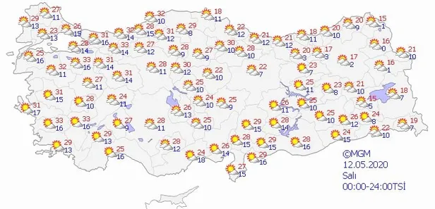 Son dakika: Meteoroloji'den 3 il için sağanak yağış uyarısı | 8 Mayıs hava durumu raporu-9