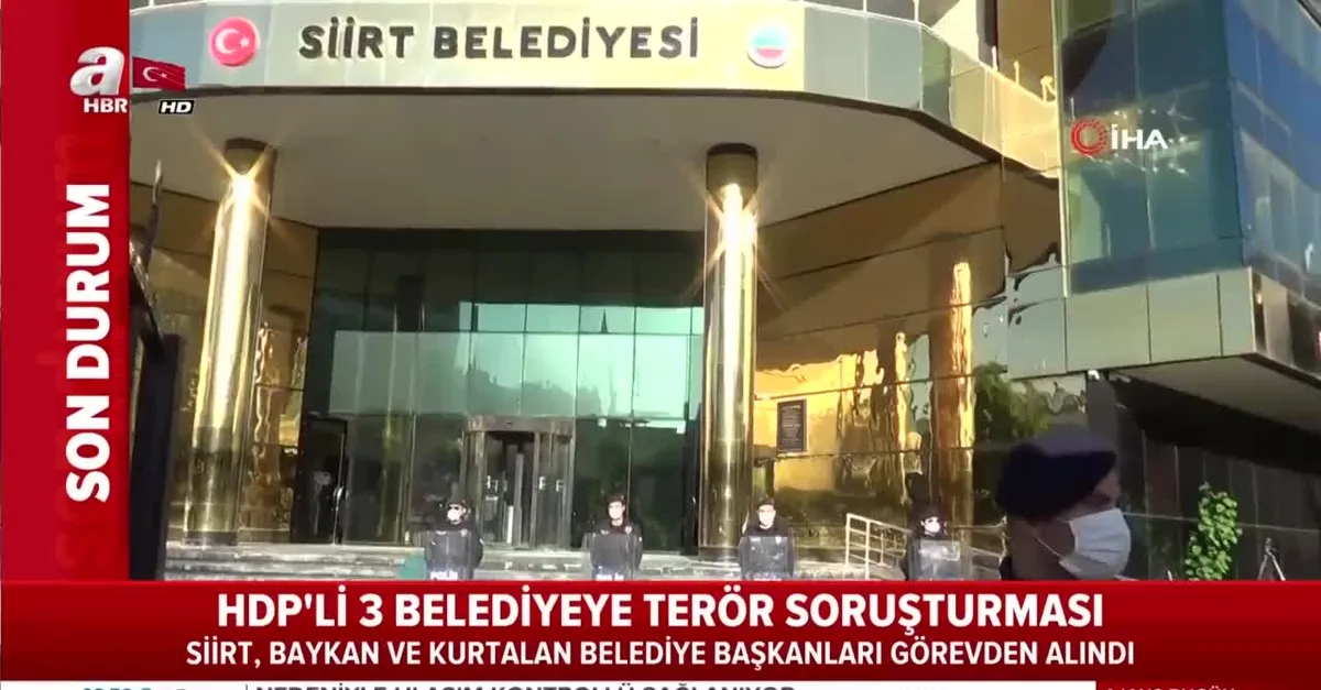 HDP'li 3 belediyeye terör soruşturması