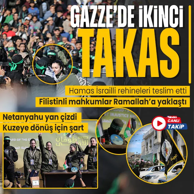 CANLI | Gazze’de ikinci rehine takası! Hamas İsrailli rehineleri Kızılhaça teslim etti
