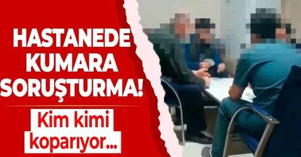 Eskişehir’de hastanede ‘kumar’ iddiasına soruşturma! 5 kişi açığa alındı