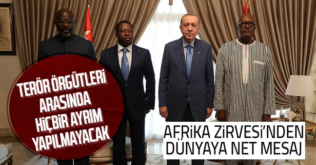 Son dakika: Afrika'daki dörtlü zirveden ortak bildiri!