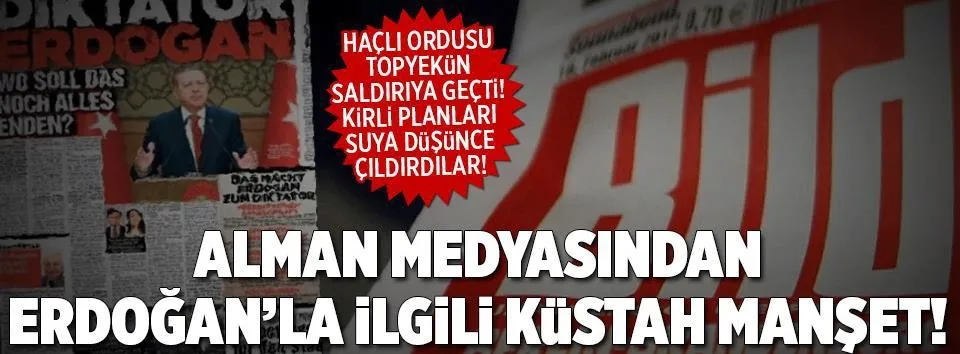 Bild'in küstah manşetine sert yanıt!-1