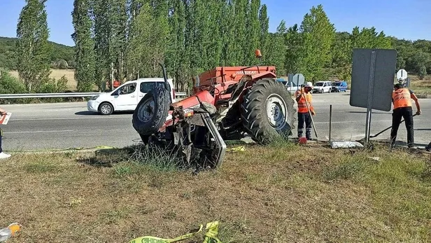 Çorum'da feci kaza: Traktör ile otomobil çarpıştı! Ölü sayısı 3'e yükseldi-5