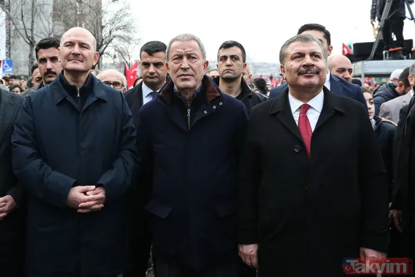 Galata'dan şehitlerimiz ve Filistin için dünyaya haykırış... İsimleri tek tek okundu | Tarihi günden tarihi kareler! - 21