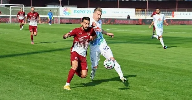 Hatay puanı son dakikada kurtardı!