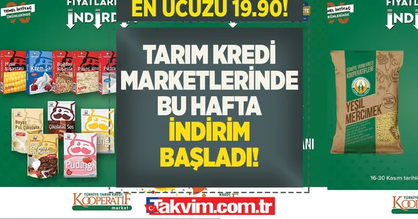 20 TL diyen yanıldı 19.90’a düştü! Aktüel kataloğu son dakika yayımlandı Ayçiçek yağı, bakliyat... Tarım Kredi 28 Kasım 2022 FİYAT LİSTESİ!
