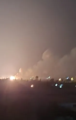 İşgalci İsrail savaş uçakları Gazze’yi bombaladı