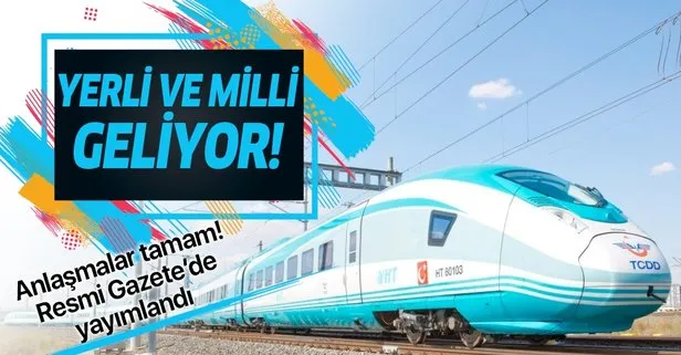 Son dakika: Yerli ve milli YHT geliyor! TÜRASAŞ yapacak!