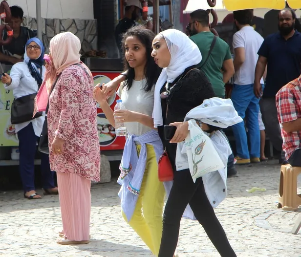 Arap turistler Uludağ'a akın etti-1
