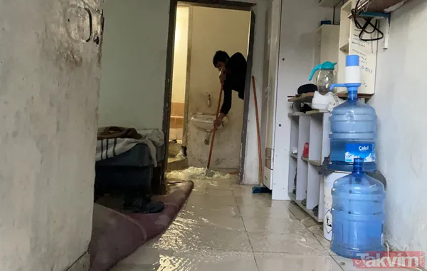 İstanbul Başakşehir'de İSKİ deposundan su taştı! İki ev ve bir markette hasar... - 1