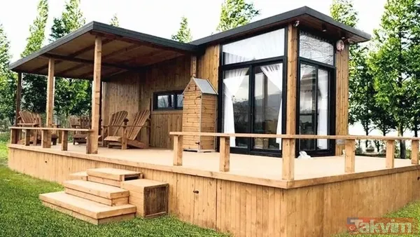 Deprem sonrası fırsatçılar Prefabrik ev fiyatlarını arttırınca vatandaş ona yöneldi! 95.000 TL'ye Tiny House hemen teslim 1+1 ev sahibi olabilirsiniz! - 11