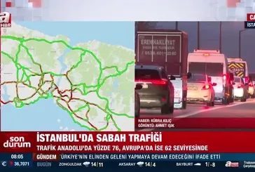 İstanbul’da sabah trafiği!