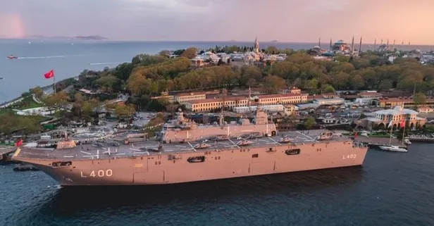 Türkiye’nin gururu TCG Anadolu İstanbul’dan ayrıldı! 36 günde rekor ziyaret