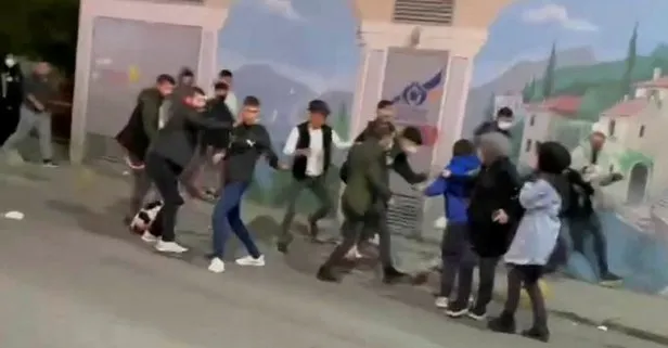 Okul çıkışı tekme tokat dövdüler! İstanbul Sultangazi’de öğrenci kavgası kamerada