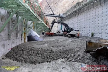Türkiye’nin en yüksek barajı Artvin Yusufeli Barajı’nın inşaatı sürüyor