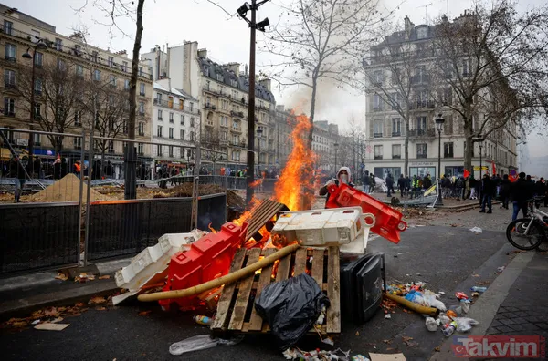 Terör örgütü PKK yanlıları Paris'i savaş alanına çevirdi! Türkiye'deki siyasi ayak HDP iftiraya başladı - 35