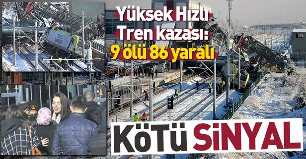 Ankara’da Yüksek Hızlı Tren kazası: 9 ölü 86 yaralı
