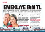 Emekliye bin TL