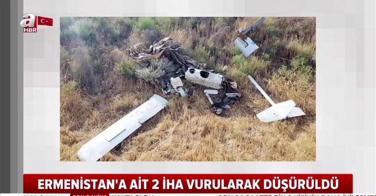 Gardaş vurdu! Azerbaycan Ermenistan'a ait 2 İHA'yı düşürdü