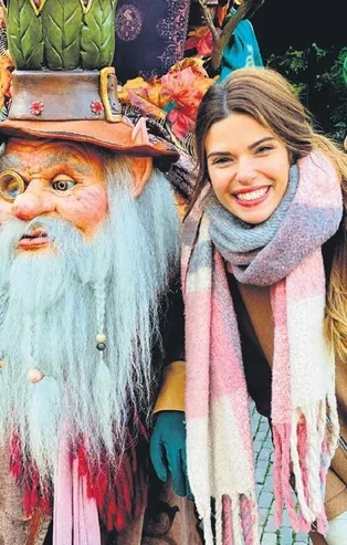 Sempatik oyuncu Larissa Gacemer'den Gandalf'a ziyaret