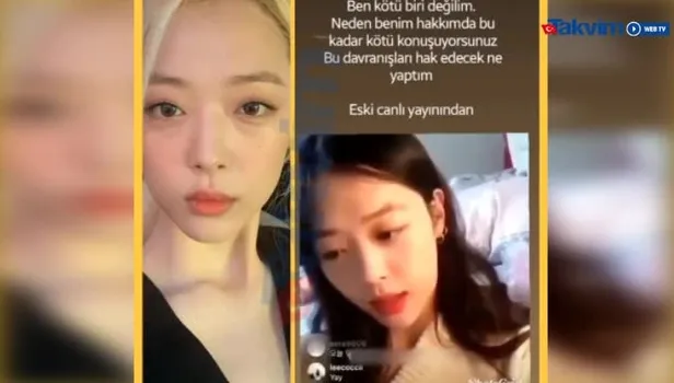 Sulli evinde ölü bulundu! İntihar etmeden önceki videosu ortaya çıktı: Ben kötü biri değilim...