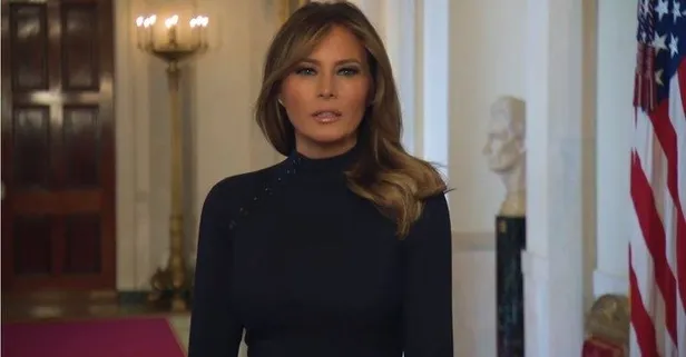 First Lady Melania Trump'tan 'maske' uyarısı
