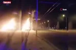 Kaza sonrası araç alev aldı: 2 ölü