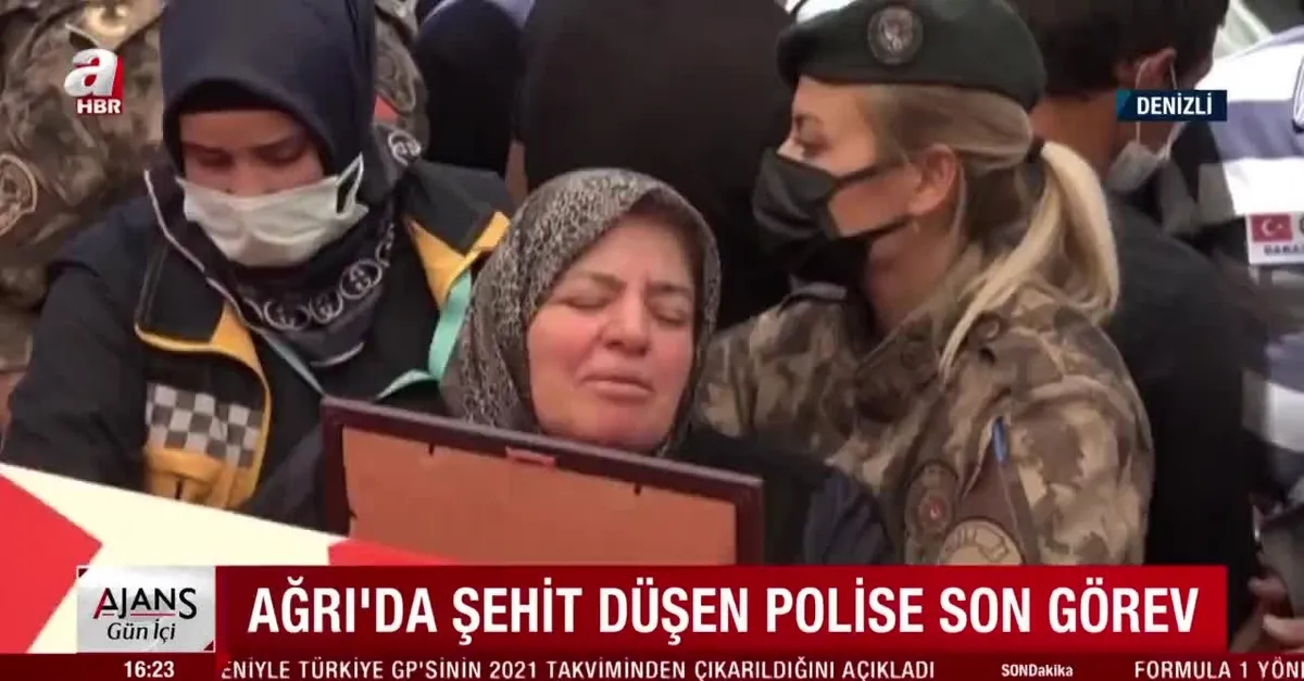 SON DAKİKA: Şehit Özel Harekat Polisi Veli Kabalay'a son veda