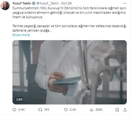 baskan-erdogandan-cumhuriyetin-100uncu-yil-donumu-mesaji-canigonulden-tebrik-ediyorum-1698565031839.jpeg Başkan Erdoğan'dan "Cumhuriyetin 100’üncü yıl dönümü" mesajı: Cumhuriyetimizi daha da güçlendirerek yeni asrına hazırlamanın gayreti içindeyiz-19