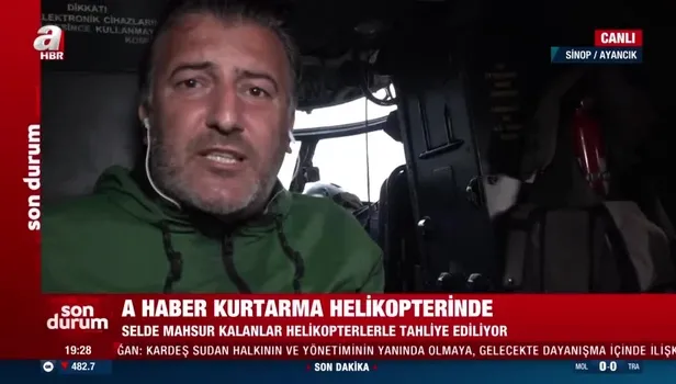 A Haber kurtarma helikopterlerinde