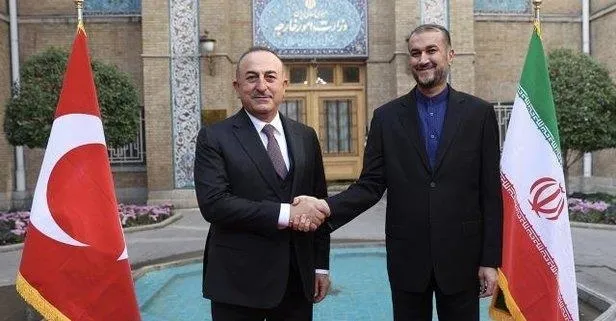 Dışişleri Bakanı Mevlüt Çavuşoğlu, İranlı mevkidaşı Hüseyin Emir-Abdullahiyan ile görüştü-1