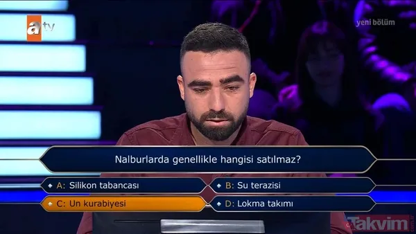 Kenan İmirzalıoğlu'nun sunduğu Kim Milyoner Olmak İster'de geceye damga vuran yarışmacı! Soruyu bilemeyince çekip gitti - 27
