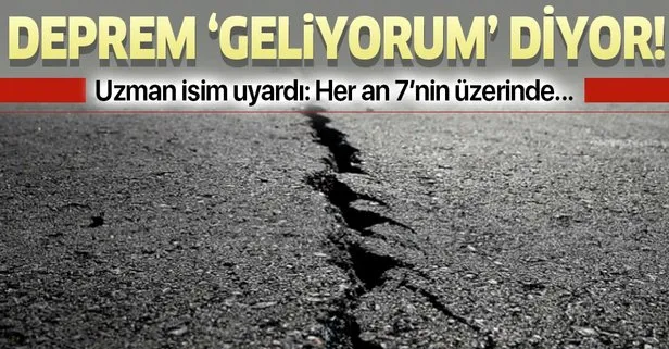 Marmara için korkutan uyarı! Her an 7’nin üzerinde deprem olabilir