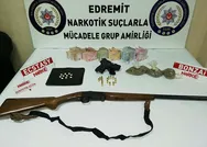 Balıkesir Edremitte uyuşturucu operasyonu!