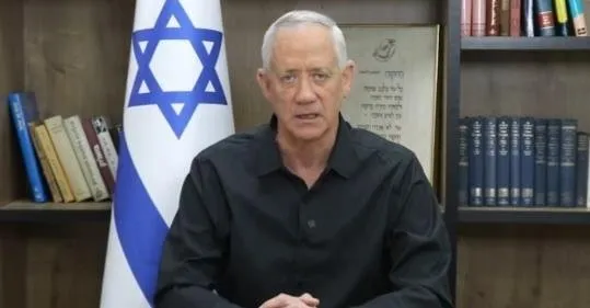 Terör devleti İsrail'in Savunma Bakanı ve soykırım kabinesi üyesi Benny Gantz