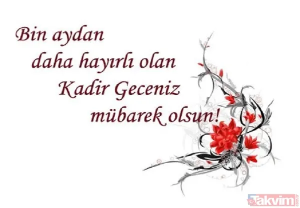 2019 Kadir Gecesi yeni mesajları - Kadir gecesi kutlama sözleri kısa - Kadir gecesi sözleri sayfamızda - 8