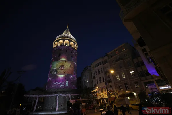 Anneler Günü, Galata Kulesi'ne yansıtılan fotoğraflarla kutlandı! Mustafa Kemal Atatürk ve Başkan Erdoğan... - 28