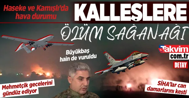 TSK'dan PKK-YPG’ye ağır bombardıman! Haseke ve Kamışlı'da terör hedefleri vuruluyor
