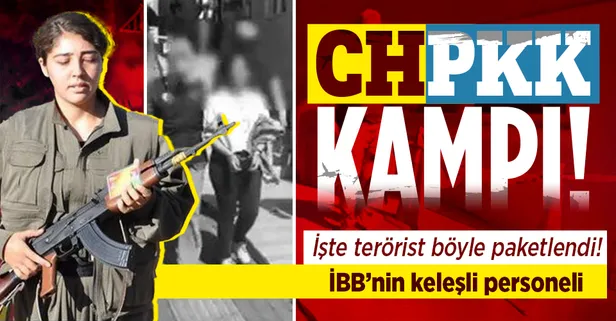 İBB'yi PKK yuvasına çevirdiler! İBB çalışanının terör örgütü kampında görüntüleri ortaya çıktı! Gözaltına alındı