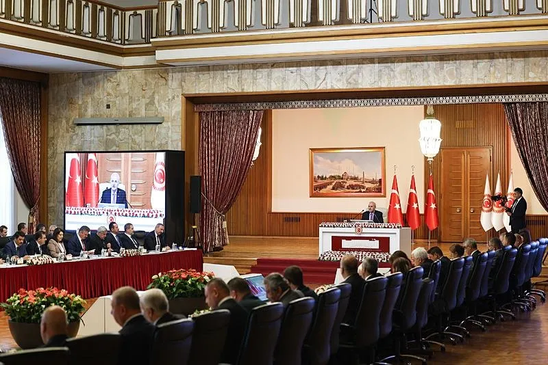 Milli Dayanışma, Kardeşlik ve Demokrasi Komisyonu toplandı. (AA)