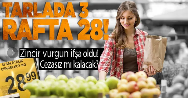 Zincir marketler el yakıyor! Tarladan 3 liraya çıkan salatalığın fiyatı rafta 10 katına çıkıyor!